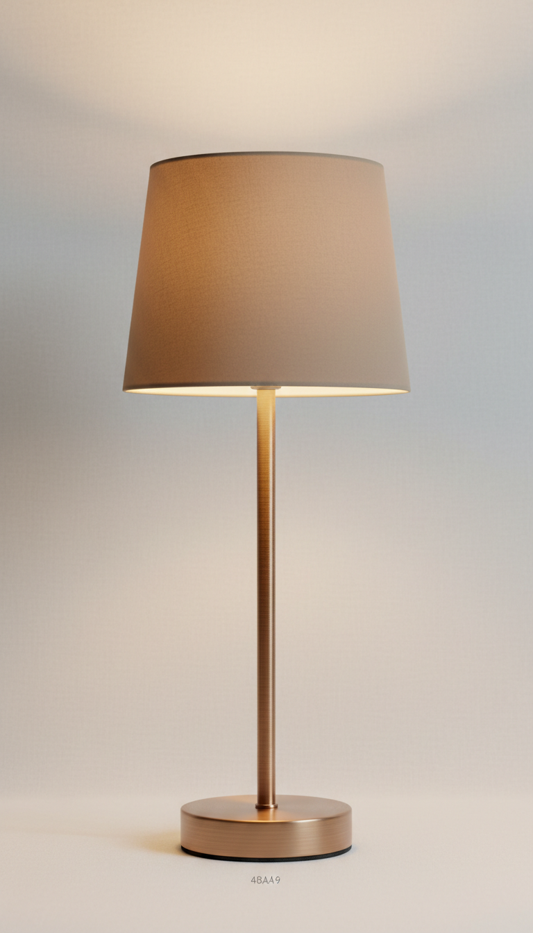 Brushed Metal Table Lamp